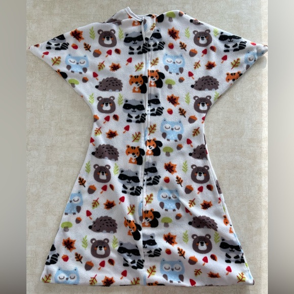 Kids Sleep Sack with Animal Print - White and Multicolor - Picture 2 of 4